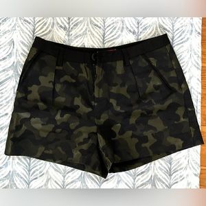 Anthropologie Camo Brocade shorts.